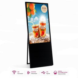 Digitalny LED panel reklamny-dotykovy displej, banner s WIFI Android Windows 43"