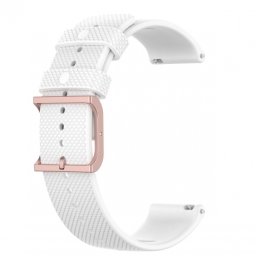 BStrap Silicone Rain remienok na Huawei Watch GT 42mm, white (SSG014C1202)