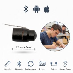 Špionážne slúchadlo Profi s Bluetooth + mikrofón na priame pripojenie k telefónu