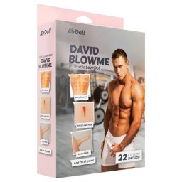 AirDoll David Blowme - nafukovac gumov mu - realistick - naturlna farba