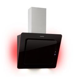 Klarstein Helena 60, digestor, 60 cm, nástanný, 553 m³/h, LED displej, čierny