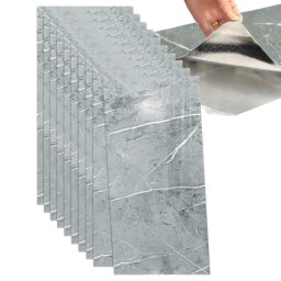 Panele samolepiaca šedá mramorová penová tapeta nástenné 30x60cm 10 ks