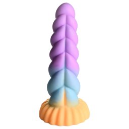 Creature Cocks Mystique - dildo jednoroec - 21 cm - fialovo-lt