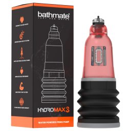 Bathmate Hydromax3 - hydropumpa (erven)