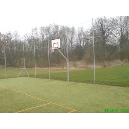 Streetball konštrukcia DOR-SPORT, do púzdier + púzdra, vys. 1450 mm (Vonkajšia streetball konštrukcia do puzdier s vysadením s pevným vysadením 1450 mm. Puzdra sú súčasťou. )