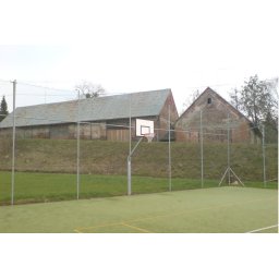 Streetball konštrukcia DOR-SPORT, do betónového základu, vys. 1450 mm (Streetball konštrukcia určená na zabudovanie do vopred pripraveného základu. Vysadenie konštrukcie je 1450 mm. Profil 100x100 mm.)