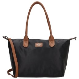 Čierna objemná shopper kabelka „Femine”