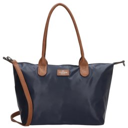 Tmavomodrá objemná shopper kabelka „Femine”