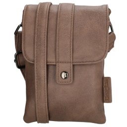 Tmavohnedá elelegantná malá crossbody kabelka „Jennifer”