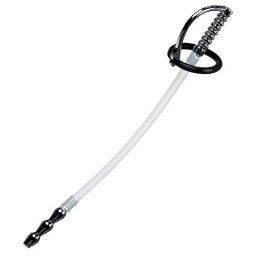Toy Factory Urethral catheter with replaceable securing rings