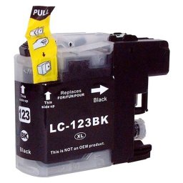 Brother LC-123XLBK kompatibilná atramentová náplň