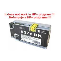 Kompatibilná kazeta pre HP 937e /4S6W9NE Black Nefunkčné v programe HP+!!! 2500 strán