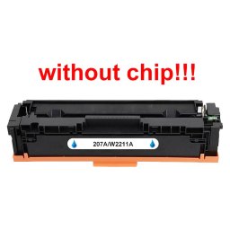 Kompatibilný toner pre HP 207A/W2211A-No Chip! Cyan 1250 strán POZOR kazeta bez čipu