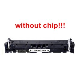 Kompatibilný toner pre HP 220X/W2200X-No Chip! Black. POZOR kazeta bez čipu 7500 strán