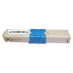OKI C332 (46508711) azúrový kompatibilný toner