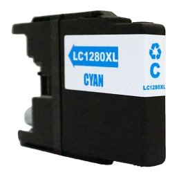 Brother LC-1280XLC renovovaná atramentová náplň Premium