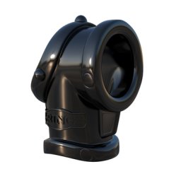 Fantasy C-Ringz - Cock Pipe with Ball Stretcher Black