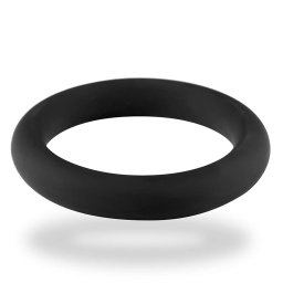 Perfect Silicone Cockring Black (40/8mm)