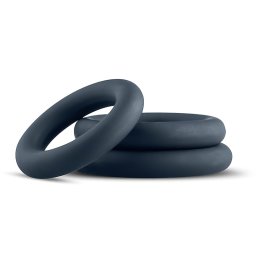 Cock Ring Set Silicone Grey (3ks)