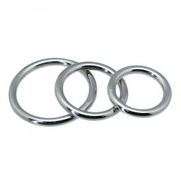 Timeless metal rings (3ks)