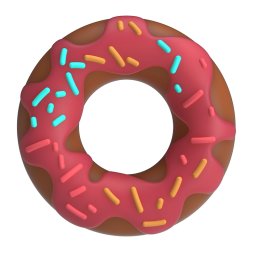 Berry Super Donut Silicone Cock Ring