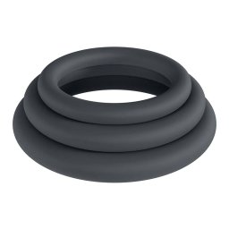 Classic Silicone Cockring Set L,XL,XXL (3ks)