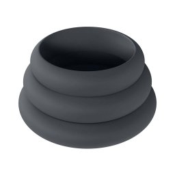 Wide O Silicone Cockring Set S,M,L (3ks)