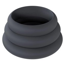 Wide O Silicone Cockring Set L,XL,XXL (3ks)