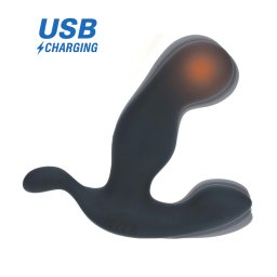 Heating and Vibrating Silicone Prostate Stimulator