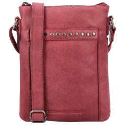 Červená crossbody kabelka z pravej kože „Hardrock”