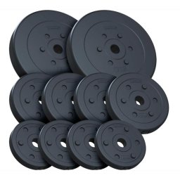 Sada kotúčov 30 kg plast 2x7,5 kg 4x2,5 kg 4x1,25 kg