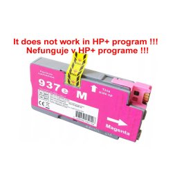 Kompatibilná kazeta pre HP 937e /4S6W7NE Magenta Nefunkčné v programe HP+!!! 1650 strán