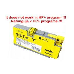 Kompatibilná kazeta pre HP 937e /4S6W8NE Yellow Nefunkčné v programe HP+!!! 1650 strán