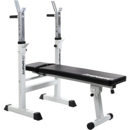 ScSPORTS Skladacia posilňovacia lavica 110x25 cm,dip stanica