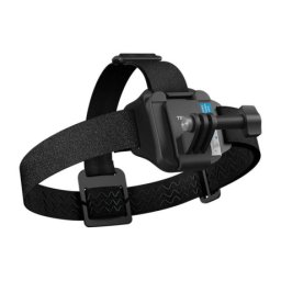 Telesin Headband čelenka s úchytom pre športové kamery GoPro, čierna (QHM-001)