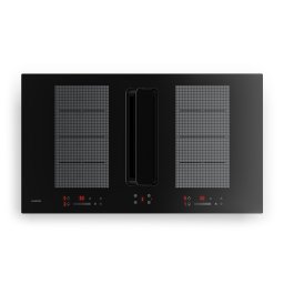 Klarstein ChefFusion indukčná varná doska s odsávačom pár | 4 varné zóny | 7200 W | 504,3 m³/h | 90 cm