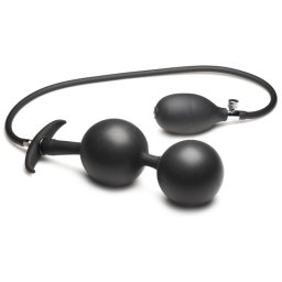 Master Series Weighted Inflatable Silicone Anal Plug