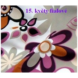 Organizér do auta Výběr vzoru 15.květy fialové