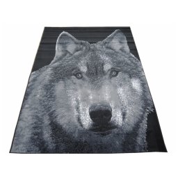 Koberec Vlk černý Rozměr 160x225cm