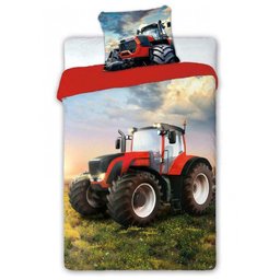 Povlečení Traktor červený