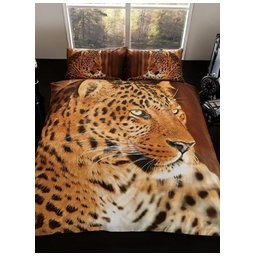 Povlečení 3D Leopard na dvoulůžko