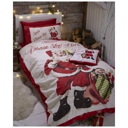 Povlečení Vánoční motiv Retro Santa