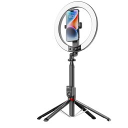 Blavec Aura Pro RGB Selfie kruhové LED svetlo + statív 2.3m, čierne (RLP50-TRB23)