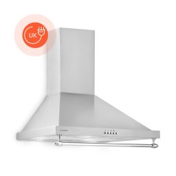 Klarstein Montblanc 60, digestor, 60 cm, nástenný, 610 m³/h, LED, lišta, strieborno-šedý