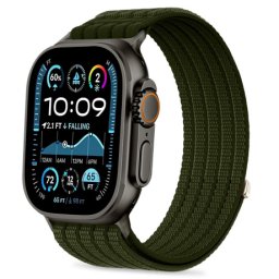 Tech-Protect Nylon sport remienok na Apple Watch (44 / 45 / 46 / 49mm), military green