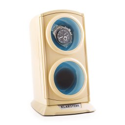 Klarstein St. Gallen Premium, naťahovač na hodinky, 2 hodiniek, LED, krémový