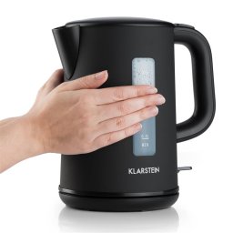 Klarstein Wonderwall rýchlovarná kanvica2200W 1,5L Cool-Touch čierna