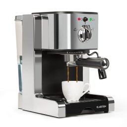 Klarstein Passionata 15, espresso kávovar, 15 barov, 6 šálok, 1,25 litra, mliečna pena