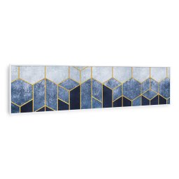 Klarstein Wonderwall Air Art Smart, infračervený ohrievač, modrá čiara, 120 x 30 cm, 350 W