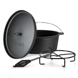 Klarstein Galloway, liatinový hrniec, 11.3 barbecue hrniec, liatina, žíhaný, veľkosť XL/10,7 l